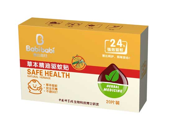 爸比芭比草本精油驱蚊贴