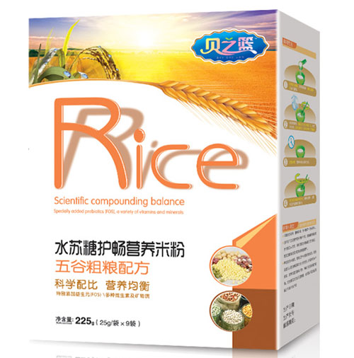 贝之篮五谷粗粮配方水苏糖护畅营养米粉盒装