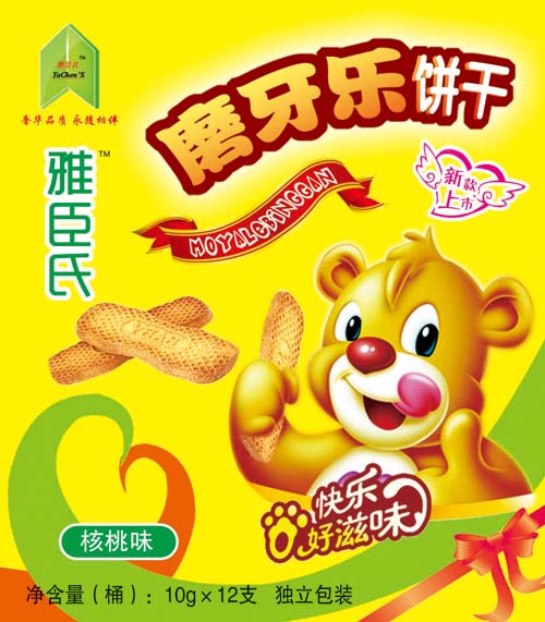 雅臣氏磨牙乐饼干核桃味