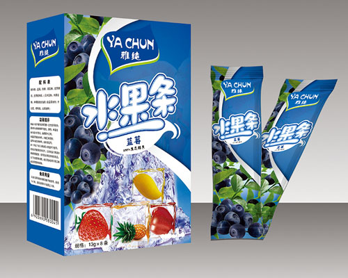 雅纯婴幼儿水果条蓝莓