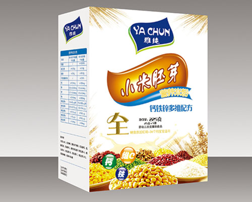 雅纯小米胚芽钙铁锌多维配方营养米粉
