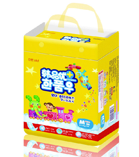 韩品优纸尿片M码34片