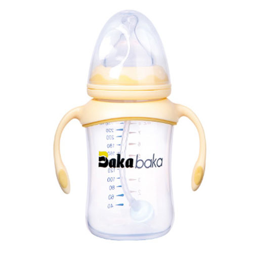 巴卡巴卡宽口径专业型PP哺乳瓶240ml