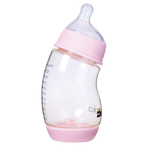 巴卡巴卡宽口径企鹅型PA哺乳瓶240ml