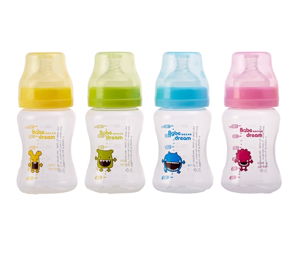 纽西贝儿健宽口PP弧形奶瓶150ml