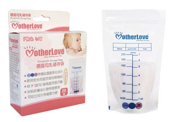 妈兒爱感温母乳储存袋