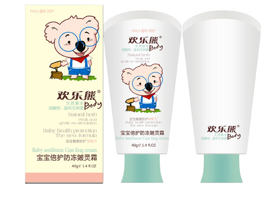 欢乐熊宝宝倍护防冻皴灵霜