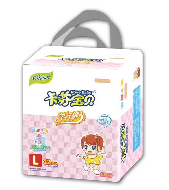 卡芬宝贝拉拉裤女宝宝L-22片