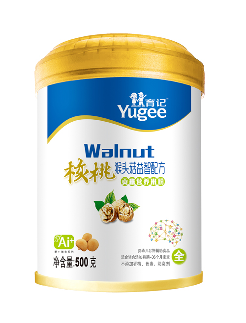 育记核桃猴头菇益智贡米营养米粉
