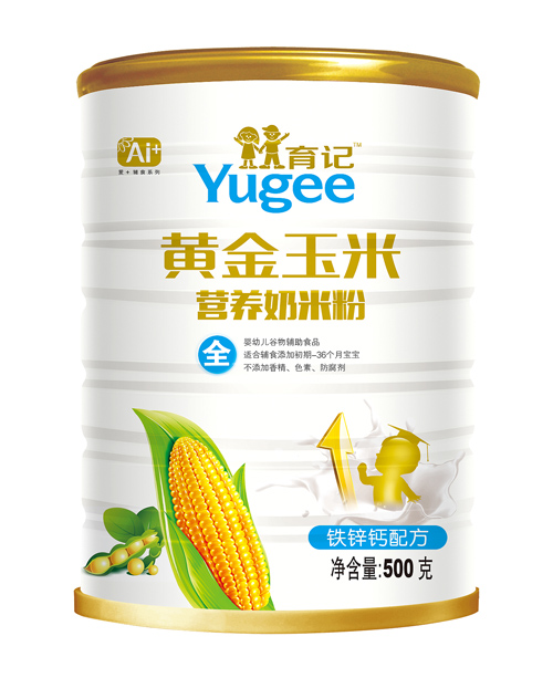 育记黄金玉米铁锌钙奶米粉