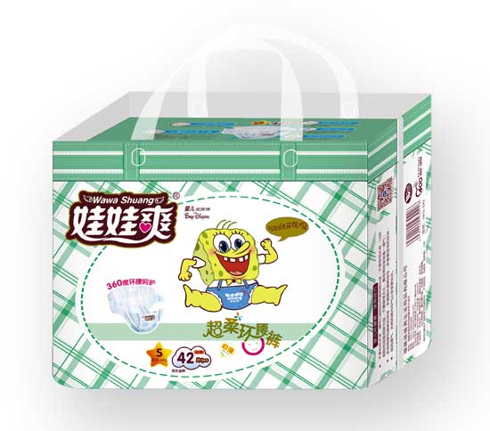 娃娃爽超柔环腰裤S码