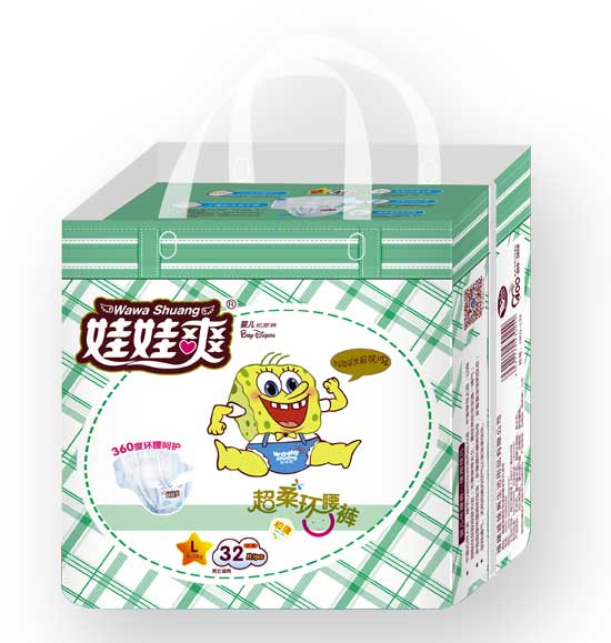 娃娃爽超柔环腰裤L码32片