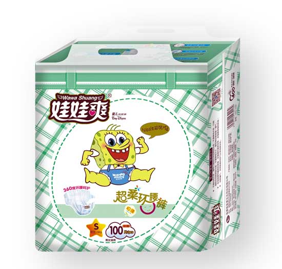 娃娃爽超柔环腰裤S码100片