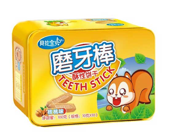 贝拉宝贝核桃味磨牙棒