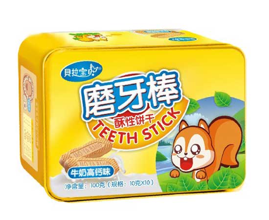 贝拉宝贝牛奶高钙磨牙棒