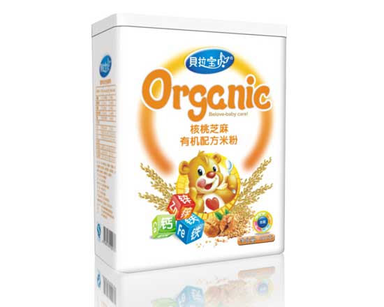 贝拉宝贝核桃芝麻有机米粉