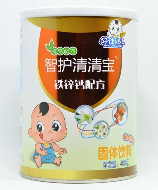 好佳贝儿铁锌钙配方智护清清宝