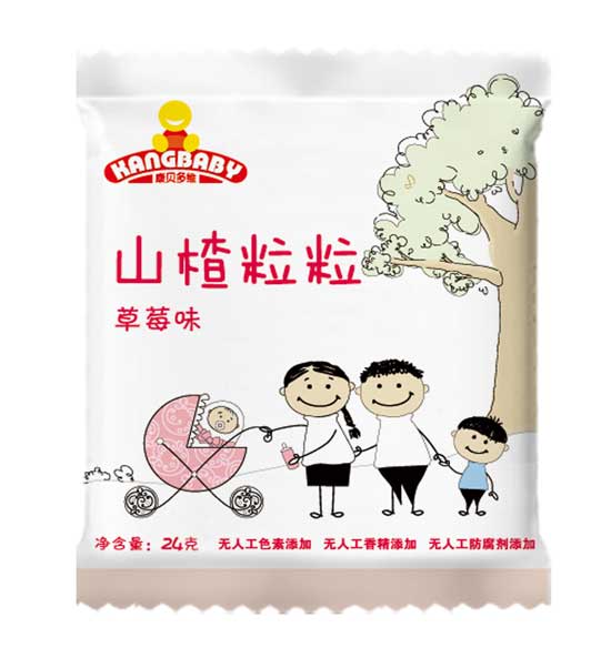 康贝多维草莓味山楂粒粒