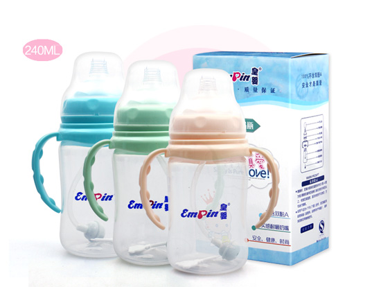 ��Ӥ����ֽ��װ����PP�Զ���ƿ240ML