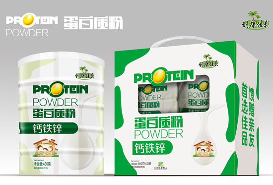 创康佳美礼盒钙铁锌蛋白质粉