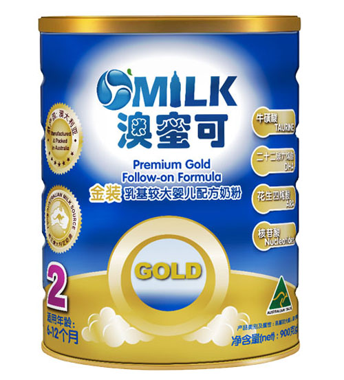 澳蜜可金装较大婴儿配方奶粉