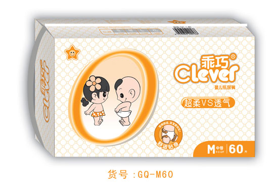 乖巧婴儿纸尿裤M码60