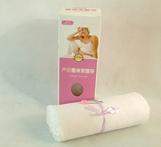 鸥仕瘦身束腹带纯棉纱布