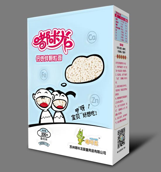 嘟咔龙钙铁锌颗粒面