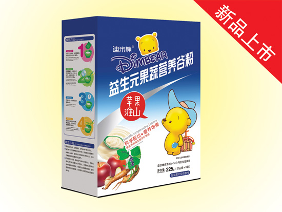 迪米熊益生元果蔬(苹果淮山盒装)