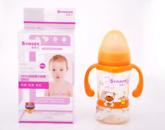 ��Ӥ��PPSU�Զ�������ƿ300ML��ɫ