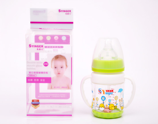 ��Ӥ������˫�㲣����ƿ100ML��ɫ