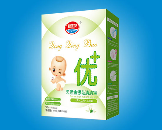 聪乐贝天然金银花清清宝