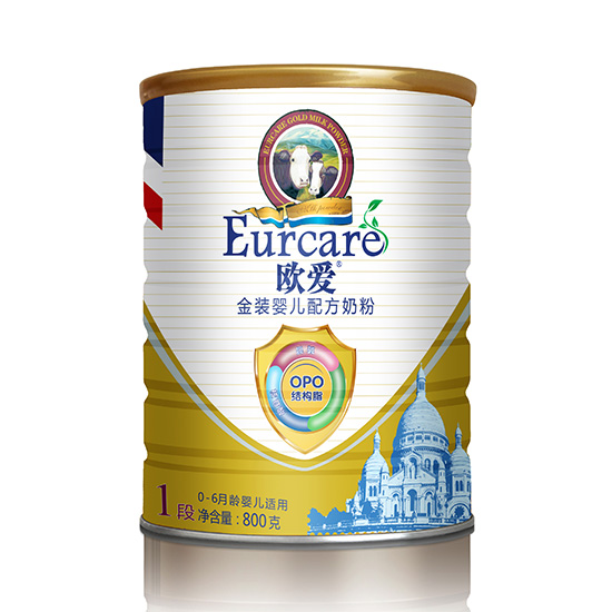 欧爱原装金装婴儿配方奶粉1段800g