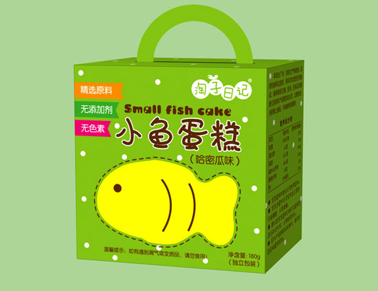 淘子日记小鱼蛋糕哈密瓜味