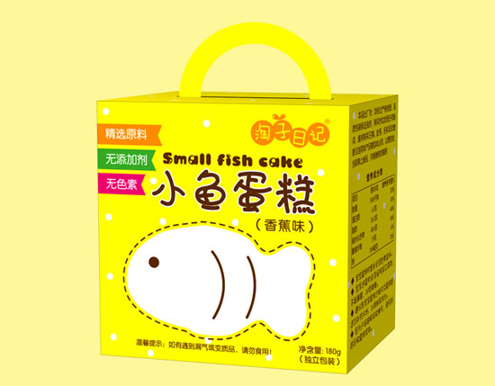 淘子日记小鱼蛋糕香蕉味