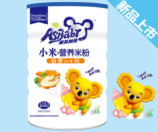 爱其加倍胡萝卜+钙小米营养米粉