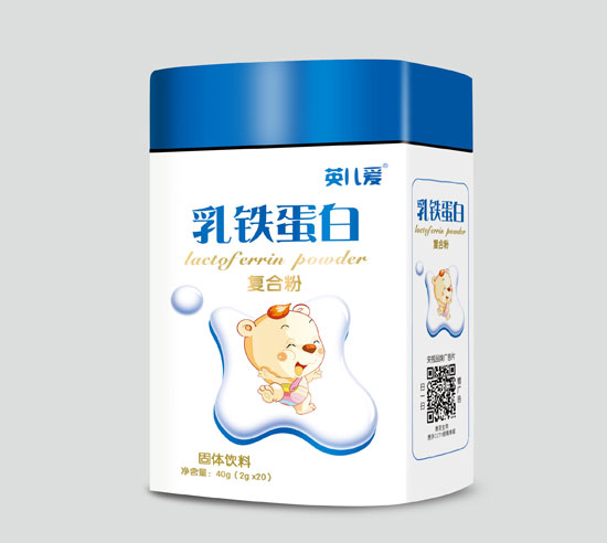 英儿爱QS乳铁蛋白复合粉20袋(铁盒)