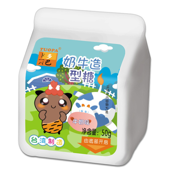 多巴牛奶味奶牛造型糖