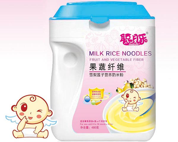 聪贝乐雪梨莲子营养奶米粉