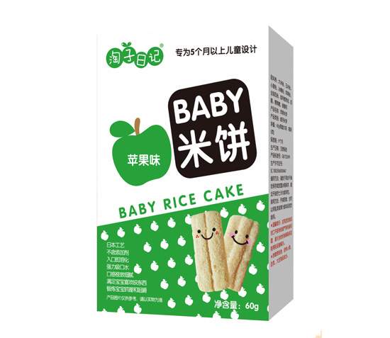 淘子日记米饼苹果味