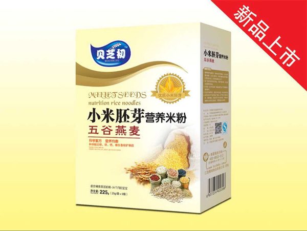 贝芝初五谷燕麦-小米胚芽营养米粉
