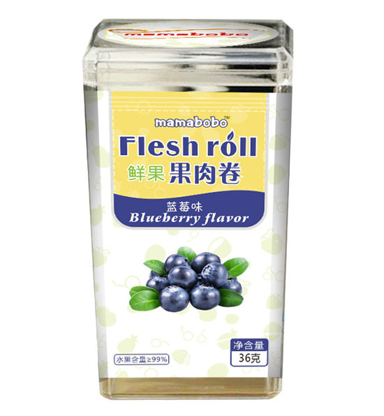mamabobo蓝莓味果肉卷500