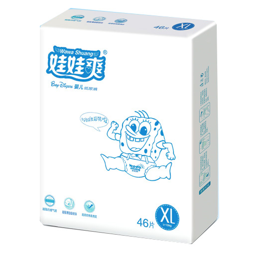 娃娃爽超能吸纸尿裤XL