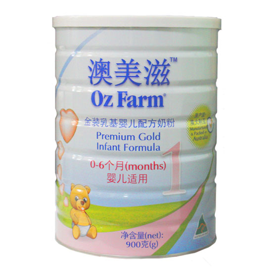 澳美滋金装乳基婴儿奶粉1段