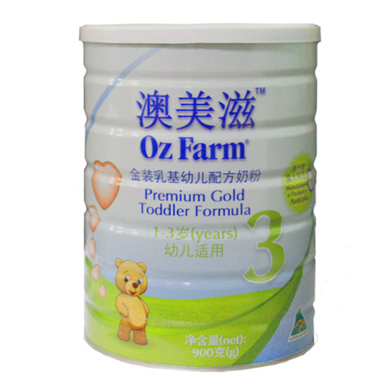 澳美滋金装乳基幼儿奶粉3段