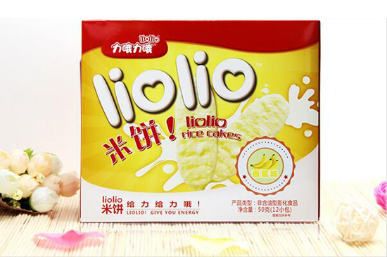 力哦力哦香蕉味米饼