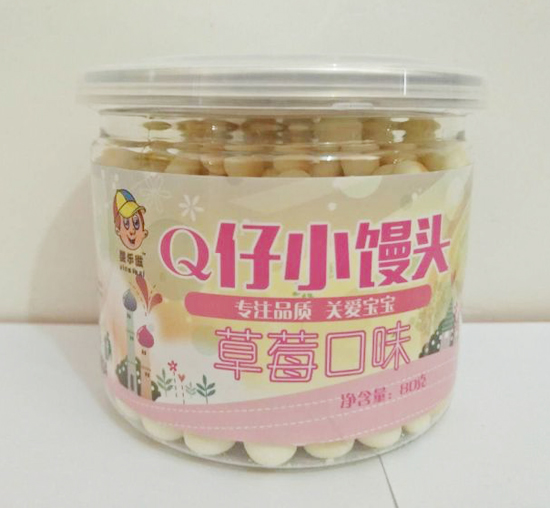 婴乐滋Q仔小馒头草莓味