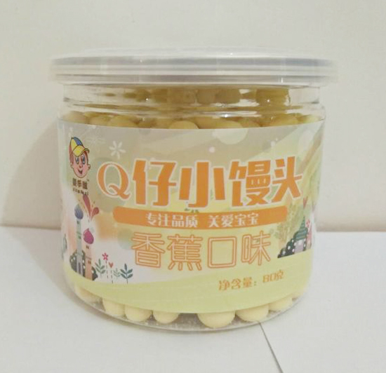 婴乐滋Q仔小馒头香蕉味