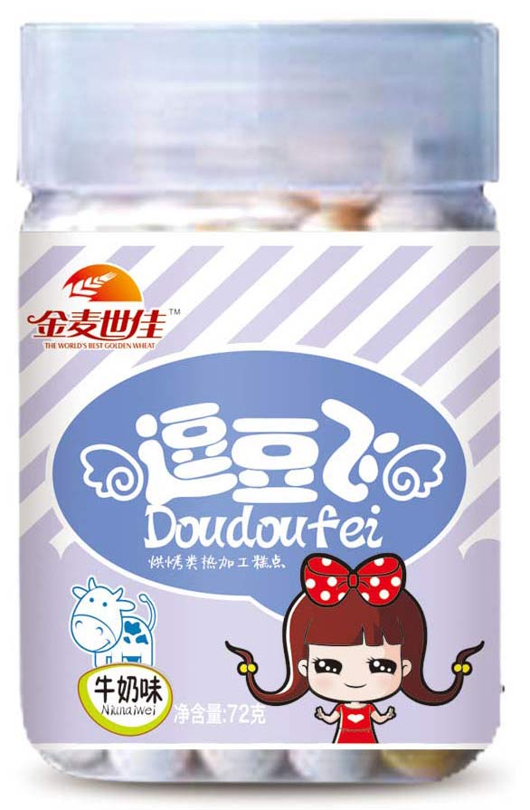 金麦世佳牛奶味逗逗飞