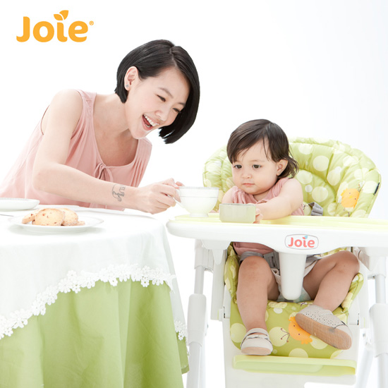Joie巧儿宜浅绿色梦奇儿童成长折叠餐桌子椅